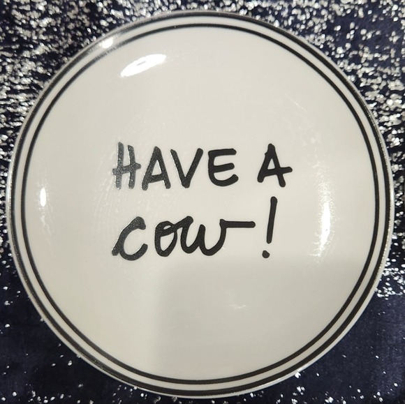 Clay Art set of 4 6in. dessert appetizer plates saucers - Picture 2 of 6